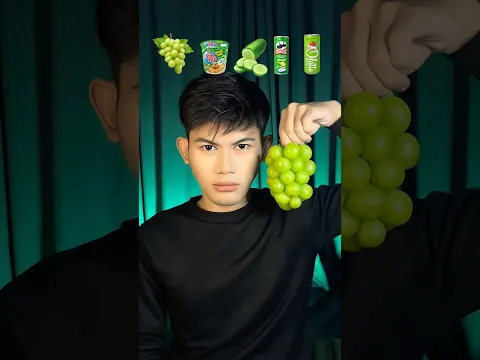 Mukbang makanan sesuai emoji warna ijo 💚💚💚💚💚 warna apalagi ya ? Yuk komen lagi 🥰