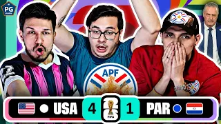 usa 4 paraguay 1 united world cup 2026 friends reactions the irony club