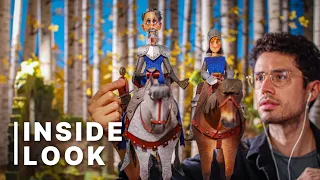 A day on the set of "Knight and the Snail"