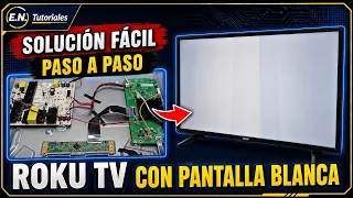 RCA Roku TV con PANTALLA BLANCA y FRANJAS: Así se Reparó