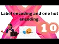 Label encoding One hot encoding Get - dummies Feature engineering part-10 ML
