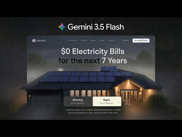 Gemini 3.5 is Insane upgrade for web designers! (k Websites)