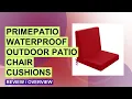 PrimePatio Outdoor Patio Chair Cushions Review - Comfort Waterproof Tested