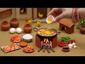 Download Lagu How To Make Miniature Egg Fried Rice with Shrimp 🥚🔥 Tiny Foodkey Village Food ASMR