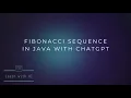 Fibonacci Sequence in Java with AI Master Java Programming with the Power of AI