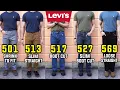 COMPLETE Guide To Levi s Boot Straight Jeans 501 513 517 527 569 Comparison Review