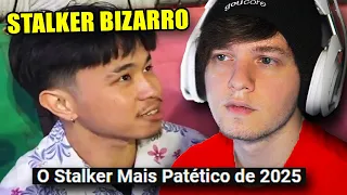 Vendo o stalker mais patético da internet kkkkkk