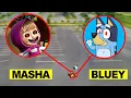 Lagu طائرة بدون طيار تلتقط صورة بلووي مع ماشا والدب !! Bluey Masha and the Bear (إنه حقيقي بالفعل)