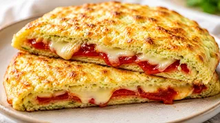 NO FLOUR Cottage Cheese Pizza! So Cheesy & Easy — High-Protein Recipe
