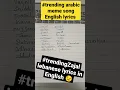 Download Lagu zajal Lebanese English lyrics #trending #arabic #song #zajal #lebanese