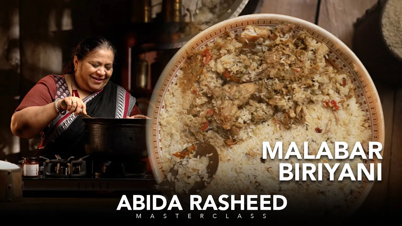 Abida Rasheed Malabar Chicken Biriyani Recipe | English Cooking Masterclass