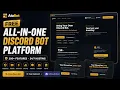FREE All-in-One Discord Bot Platform 200 Configurable Features FREE Hosting