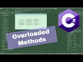 C - Overloaded Methods