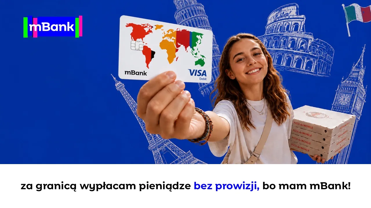 mBank — mBank — Withdraw money abroad without fees (YouTube video ad)