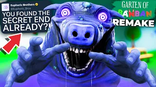 The NEW "SECRET ENDING" is TERRIFYING! (Garten of Banban: Remake)