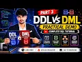 Part 3 Master DDL vs DML Commands in SQL Interview Practical Questions