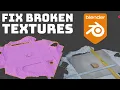 Reconnect Textures to OBJ in Blender