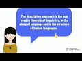 Prescriptive and Descriptive approach presentation