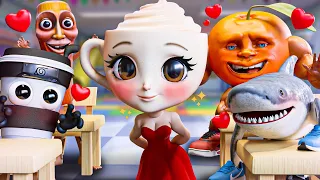 باليرينا كابوتشينا اصبحت جميلة كرتون البراين روت Italian Brainrot Animation 