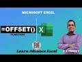 Offset Function in Excel Part-1