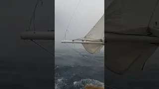 Heaviest rain I’ve ever sailed through. 🌧️