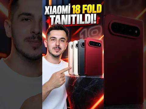 Xiaomi yeni katlanır telefonu 18 Fold'u tanıttı! Fiyatı cep yakıyor