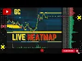GOLD XAUUSD GC Heatmap LIVE Trading Gold with Heatmap Futures Order Flow Key Levels Real-Time
