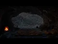 Lagu Warm Cave in a Cold Snowstorm | ASMR - Soothing Fireplace Sounds for Perfect Rest and Relaxation