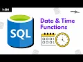Date Time Functions in SQL
