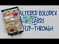 Rolodex Cards Flip-through