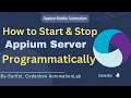 Appium Tutorial 8 How to start and stop Appium Server programmatically