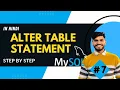 Alter table statement in SQL SQL tutorial for beginners in Hindi