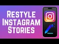 Download Lagu How to Use Instagram Restyle AI Tool on Instagram Stories 2025