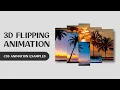 CSS 3D Flip Hover Animation CSS Animation Examples
