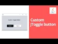 How to change JToggleButton selected color Java Swing Custom JToggle button