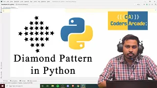 Printing Patterns in Python The Diamond Pattern
