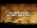 Doug Stone - Why Didn't I Think Of That (Lyrics)