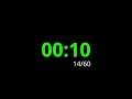 1 Minute Interval Timer with 10 Seconds Rest