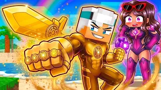 VIREI o LANTERNA DOURADO no Minecraft