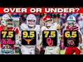 Most Confident SEC Football Win Totals for 2026