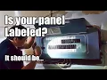 Make sure your electrical panel has a fully completed directory label