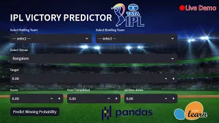 IPL victory predictor using python