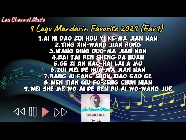 Download MP3 9 Lagu Mandarin Favorite 2024 (Fav1)