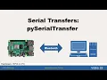 Python - Serial Transfers Deploy pySerialTransfer to Raspberry Pi OS and use Bluetooth Serial Port