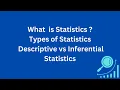 What is Statistics Types - Descriptive vs Inferential Statistics AI Techtiles