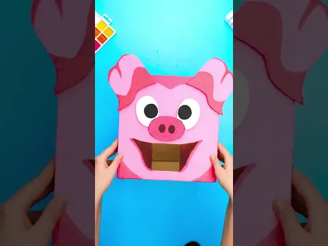 📦 Cardboard Piggy Bank – Save Money in Style! 🐷