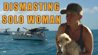 SOLO Women Sailor gets DISMASTED [Interview with Jenny]