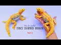 How to Crochet Fancy Bearded Dragon Amigurumi Tutorial Part 1