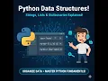 Module 04 The Data Structures You Need Python Strings Lists Dictionaries Python Crash Course