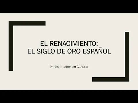 Download MP3 Renacimiento del Siglo de Oro (Clase Virtual de Literatura Española)